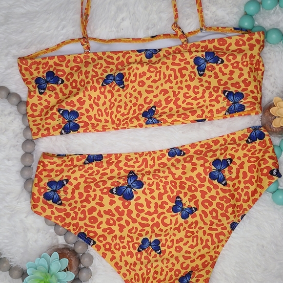 Shein Leopard Print Butterfly Bikini - Picture 2 of 8